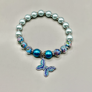 Necklace with Butterfly Pendant 12